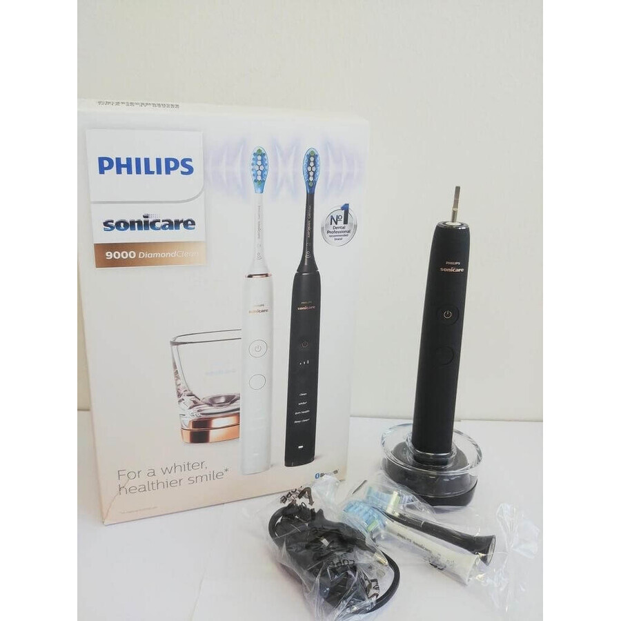 Philips Sonicare 9000 DiamondClean HX9914/57 1+1 2 x 2 stuks sonische elektrische tandenborstels 1×2, sonische tandenborstel