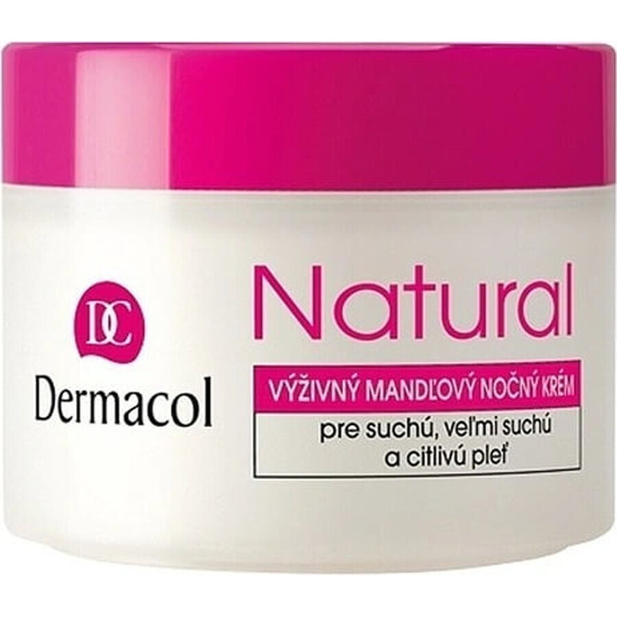 DERMACOL NATURAL Crema notte alla mandorla 1×50 ml, crema notte