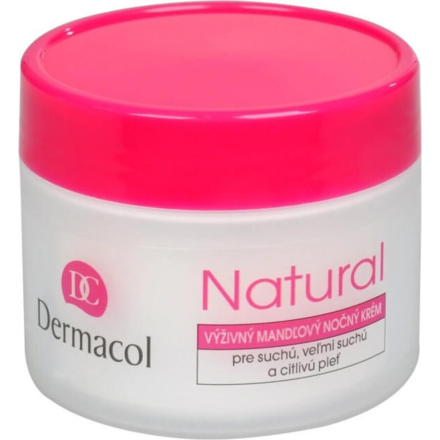 DERMACOL NATURAL Crema notte alla mandorla 1×50 ml, crema notte