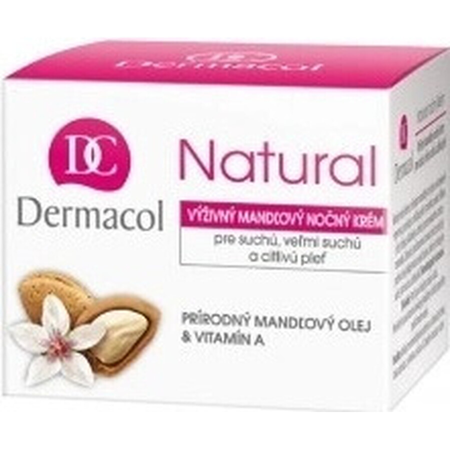 DERMACOL NATURAL Crema notte alla mandorla 1×50 ml, crema notte