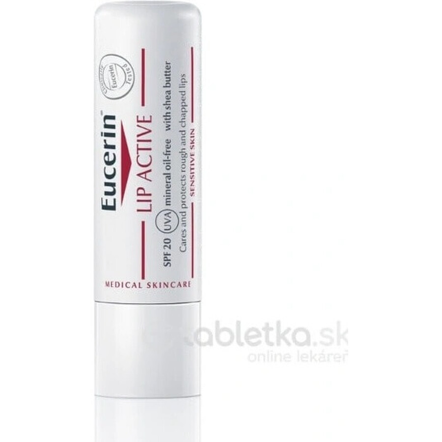 Eucerin LIP AKTIV stick per labbra 1×4,8 g, ammorbidisce le labbra