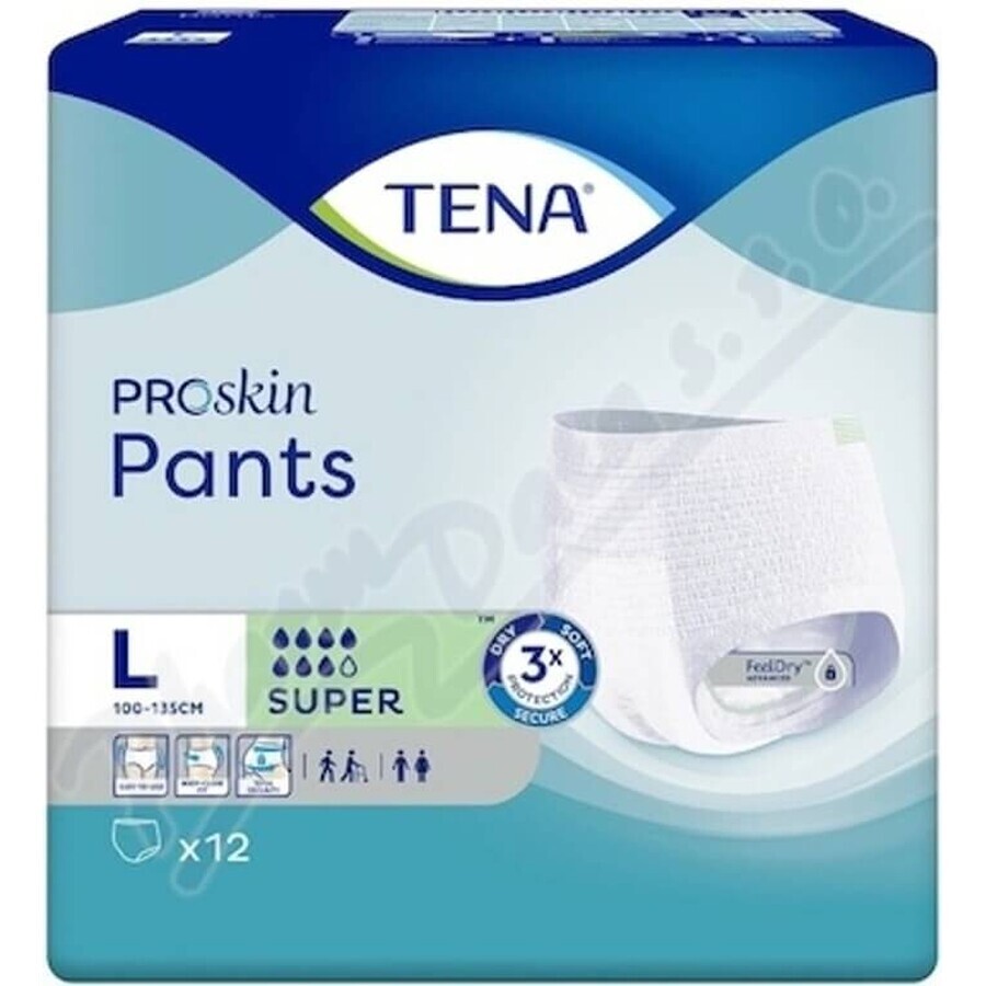 TENA SUPER SMALL 1×12 pcs TENA SUPER SMALL 1×12 pcs, culotte extensible absorbante