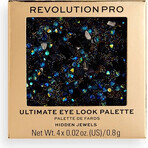 Revolution PRO, Ultimate Eye Look Hidden Jewels, palette d'ombres à paupières 1×3.2 g, palette d'ombres à paupières