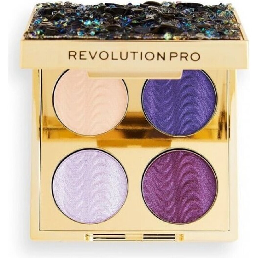 Revolution PRO, Ultimate Eye Look Hidden Jewels, palette d'ombres à paupières 1×3.2 g, palette d'ombres à paupières