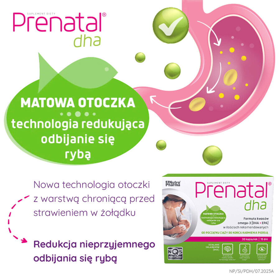 Prenatal Uno Set, 30 capsule + 30 capsule + Prenatal DHA, 30 capsule + flacone in omaggio