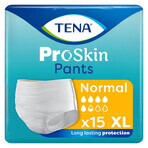 Tena Pants ProSkin, calzoncillos absorbentes, talla XL, 120-160 cm, Normal, 15 piezas