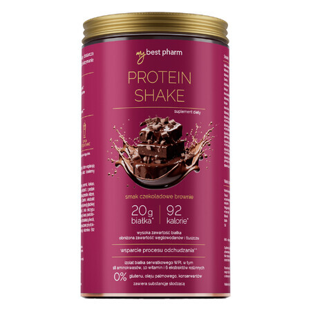 MyBestProteinSHAKE, sabor brownie de chocolate, 450 g