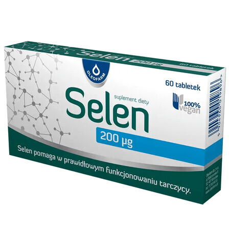 Oleofarm Selenio 200 µg, 60 compresse