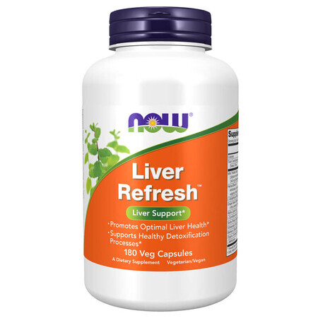 Now Foods Liver Refresh, 180 veganistische capsules