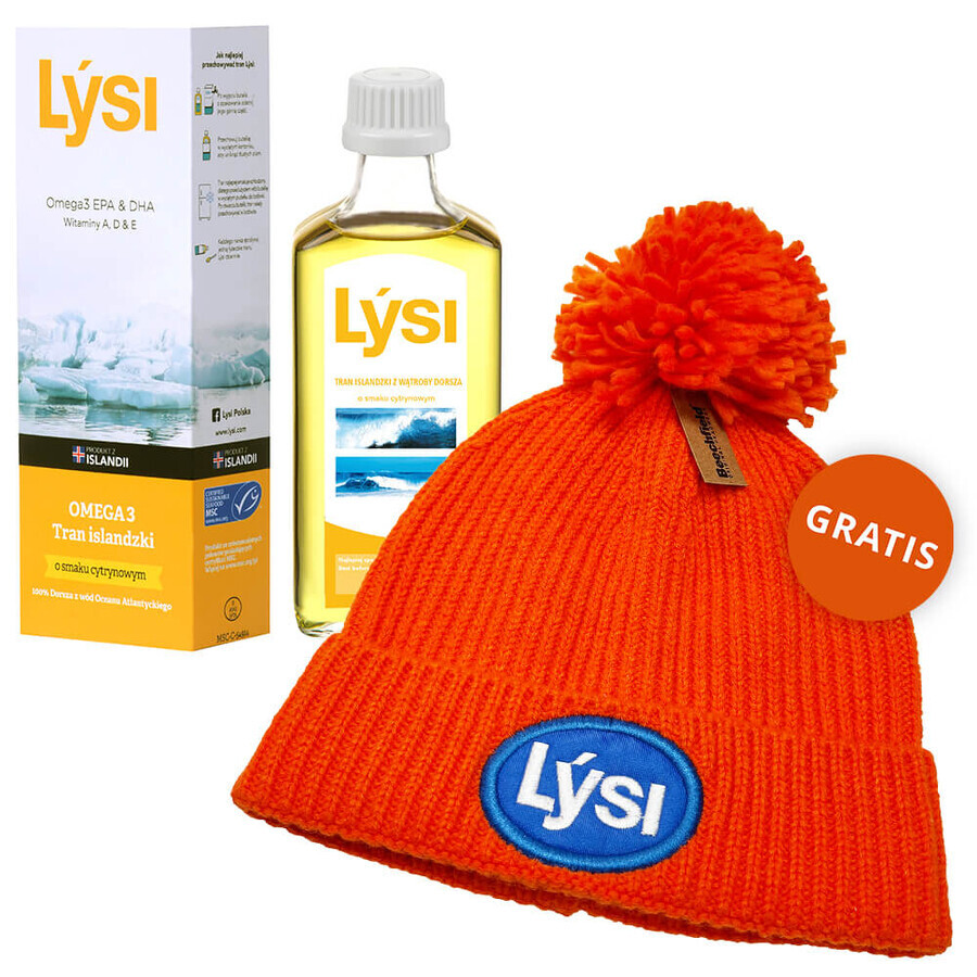 Lysi Icelandic transfats, sabor limón, 240 ml + tapa gratis