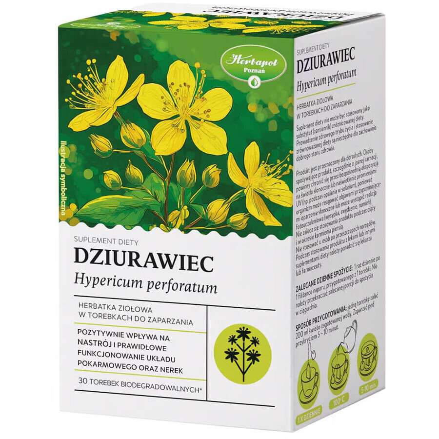 Herbapol Dziurawc, tisana, 30 bustine biodegradabili