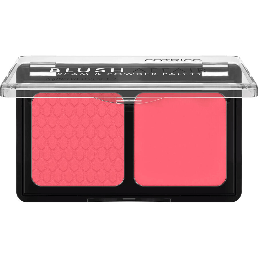 Catrice Blush Affair Cream & Powder Palette, fard, Stunning Strawberry, 010, 6 g