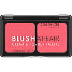 Catrice Blush Affair Cream & Powder Palette, fard, Stunning Strawberry, 010, 6 g