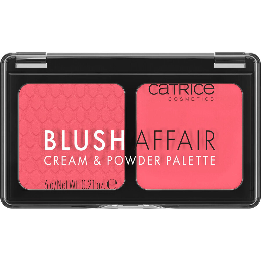 Catrice Blush Affair Cream & Powder Palette, fard, Stunning Strawberry, 010, 6 g