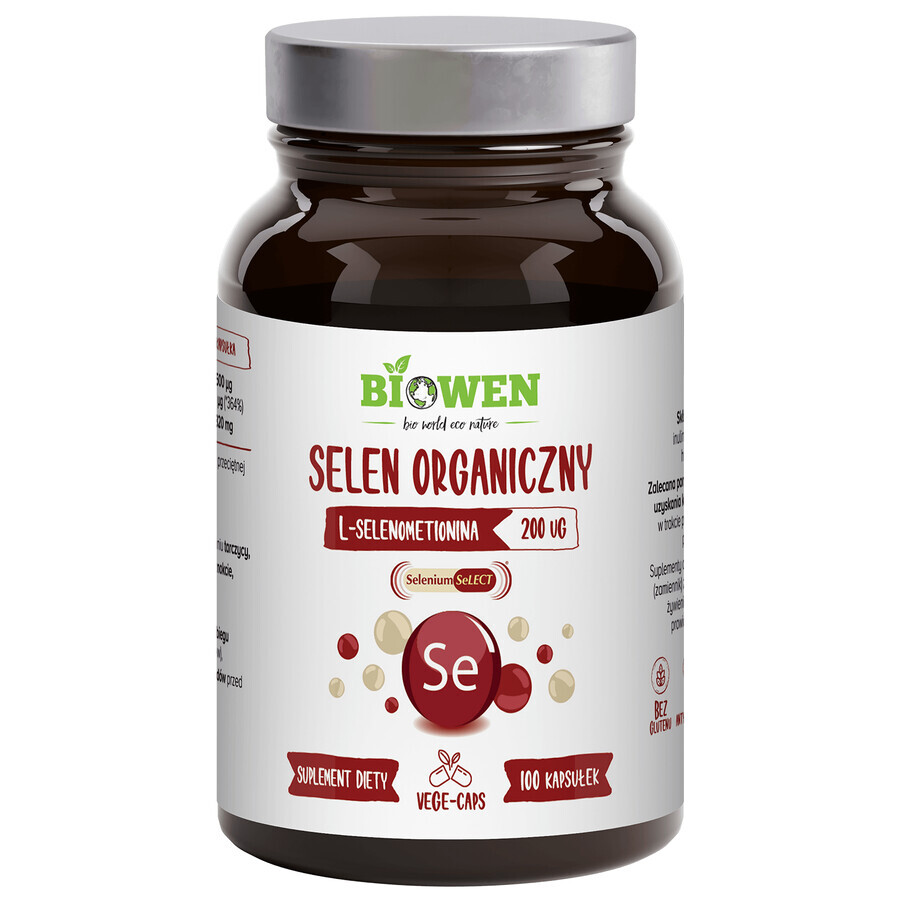 Biowen Organic Selenium, 100 capsules