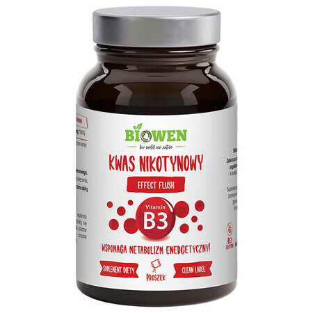 Biowen Acido nicotinico, vitamina B3, 120 g