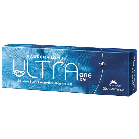 Ultra ONEday, contactlenzen, 1 dag, sferisch, -2,50, 30 stuks