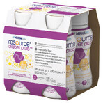 Resource Diabetes Plus, vanilla flavor, 4 x 200 ml + Free shopping bag