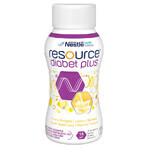 Resource Diabetes Plus, vanilla flavor, 4 x 200 ml + Free shopping bag