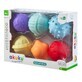 Ackuku, set di palline sensoriali, morbide, 6 pezzi