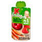 Kubuś Baby Mousse in tubo, mela, fragola, carota, dopo 6 mesi, 100 g