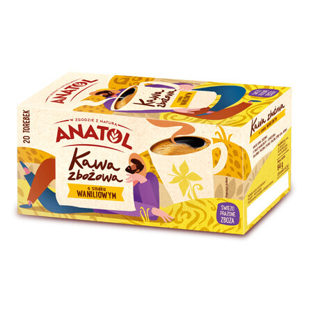 Anatol Cereal Coffee, espresso, vanilla, 4.2 g x 20 sachets