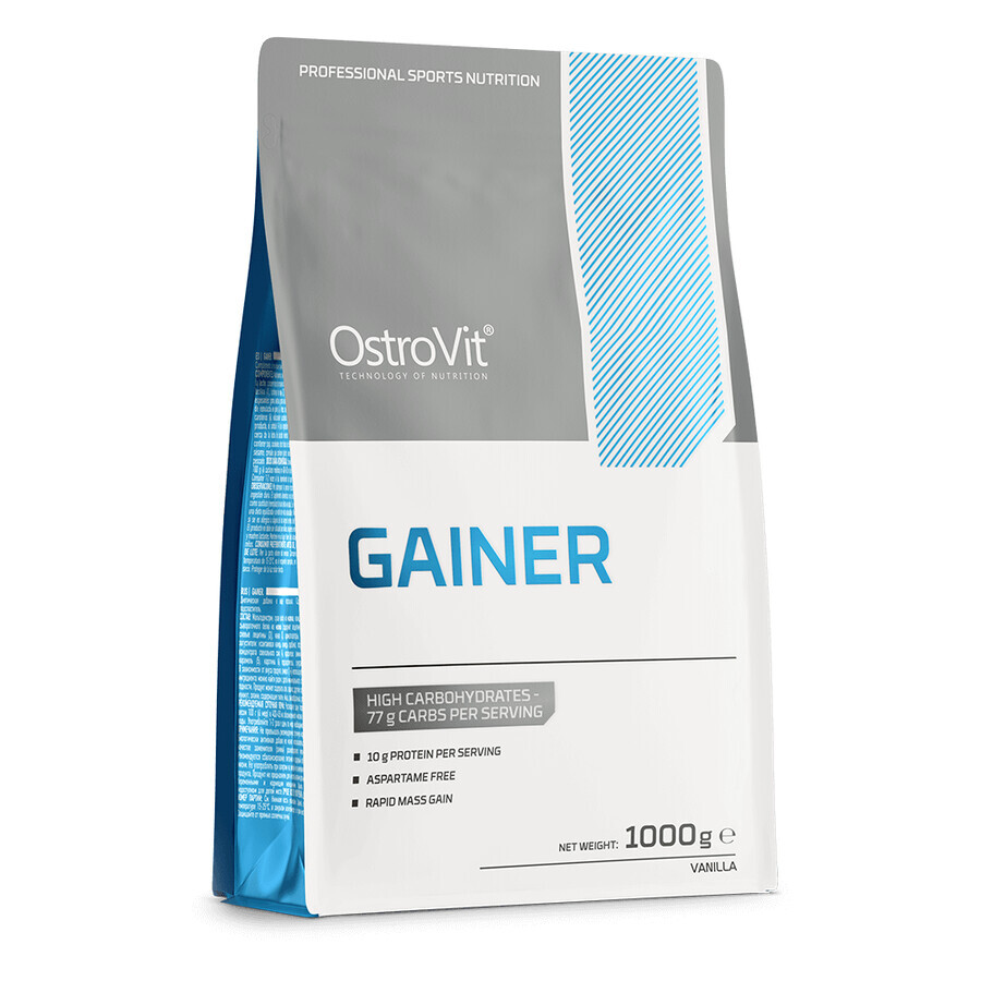 OstroVit Gainer, gusto vaniglia, 1000 g