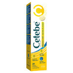 Cetebe Vitamina C 1000 + Acerola + Complejo B, sabor limón, 20 comprimidos efervescentes