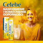 Cetebe Vitamina C 1000 + Acerola + Complejo B, sabor limón, 20 comprimidos efervescentes