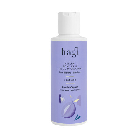 Hagi Na Plum, gel doccia naturale lenitivo per il corpo, 150 ml