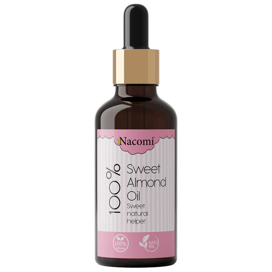 Olio di mandorle dolci Nacomi con pipetta, 50 ml