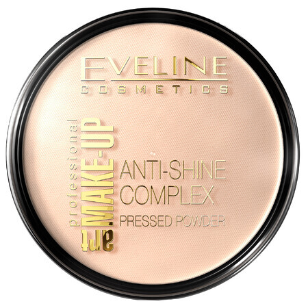 Eveline Cosmetics Art Professional Make-Up Professional Art Make-Up, mineral mattifying powder with silk, no. 32 Natural, 14 g