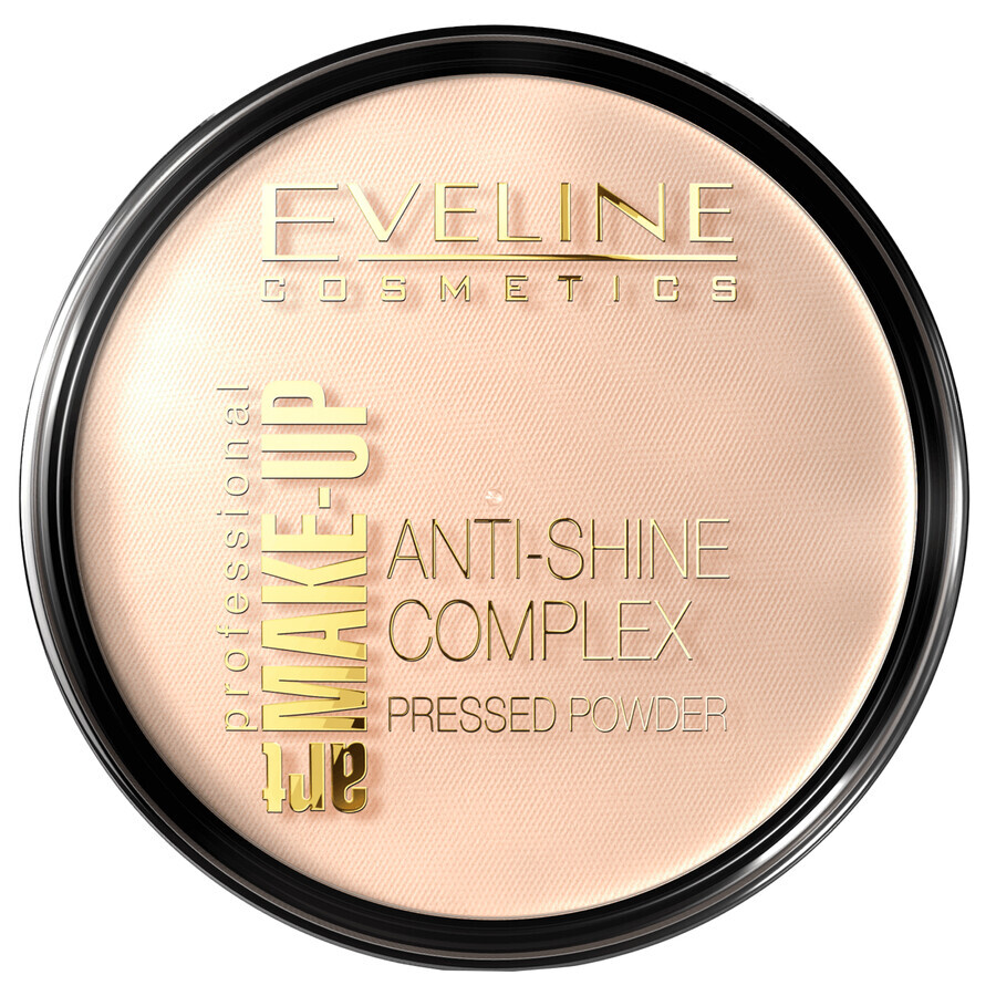 Eveline Cosmetics Art Professional Make-Up Professional Art Make-Up, mineral mattifying powder with silk, no. 32 Natural, 14 g