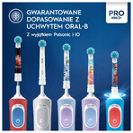 Oral-B Pro Kids, spazzolino elettrico con punte, Spiderman, oltre 3 anni, ultra morbido, 4 pezzi