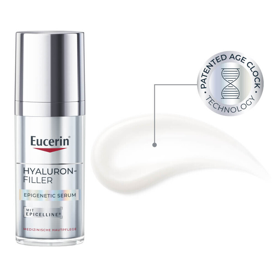 Eucerin Hyaluron-Filler Epigenetic Serum, siero antietà, 30 ml