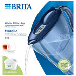 Brita Marella, pitcher with filter 2,4 l, blue + Maxtra Pro Pure Performance filter, 1 pc