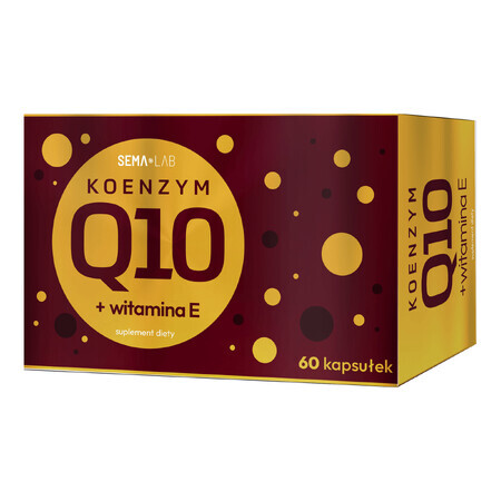 SEMA Lab Coenzima Q10 + vitamina E, 60 capsule