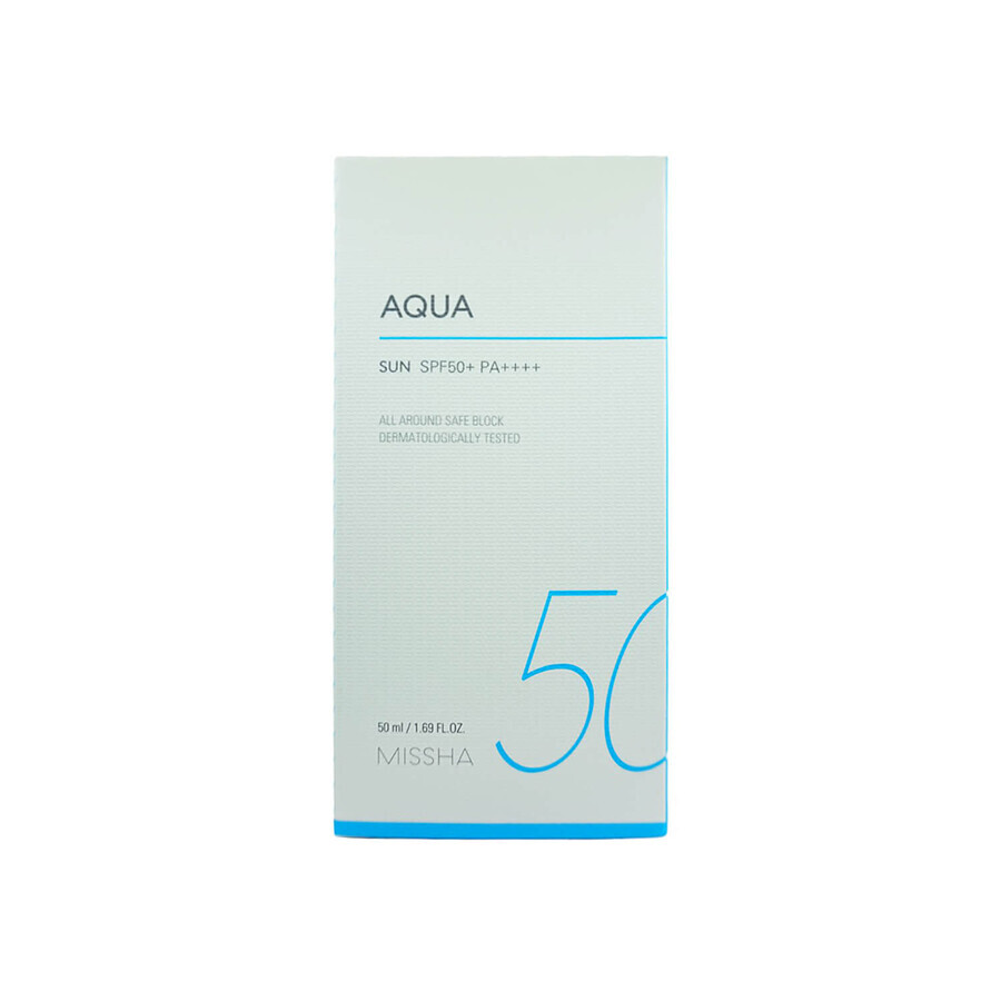 Missha All Around Safe All Around Safe Block Aqua Crema di protezione solare, SPF 50+, 50 ml