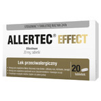 Allertec Effect 20 mg, 20 compresse