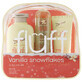 Set Fluff Vanilla Snowflakes, lozione per il corpo 200ml + nebbia per il corpo 80ml + crema per le mani 50ml + trousse per il trucco