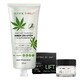 Botanic Help Lift Set, lifting and correcting eye cream, 15 ml + softening and regenerating hemp oil foot cream, 100 ml