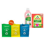 Frosch set, waspoeder, granaatappel, 1.45 kg + geconcentreerde wasverzachter, granaatappel, 750 ml + scheidingszakjes, 3 gratis