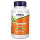 Now Foods Cayenne 500 mg, pepe di Caienna, 100 capsule vegane