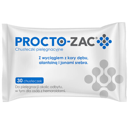 Procto-Zac, lingettes de soin, 30 pièces