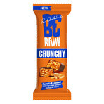 BeRAW! Chrunchy, barretta, arachidi e caramello, senza zuccheri aggiunti, 40 g