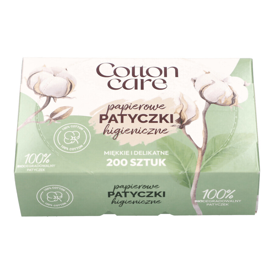 CottonCare, cotton fioc, 200 pz.