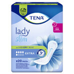 Tena Lady Slim Set, Spezialbinden, Extra, 2 x 20 Stück + ProSkin Pants Absorbent Normal Panty, Größe M und L, 2 Proben