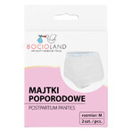 Bocioland, postnatal panties, mesh, size M, 2 pieces