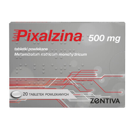 Pixalazina 500 mg, 20 compresse rivestite con film