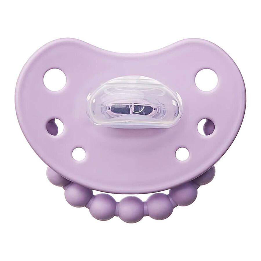 Luu Kids, ciuccio, posizionamento, silicone, Lavanda francese, 0-3 mesi, 1 pz.